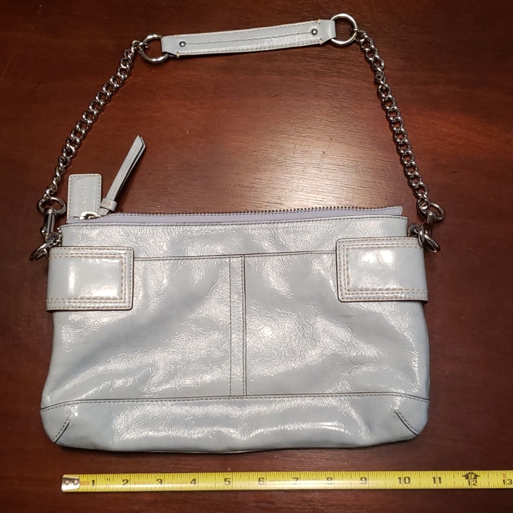 Coach light blue purse